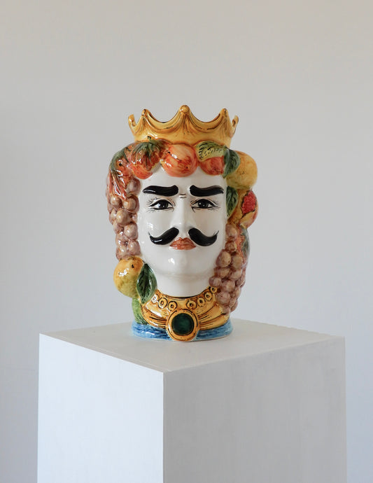 Testa Di Moro Decorata (Large)