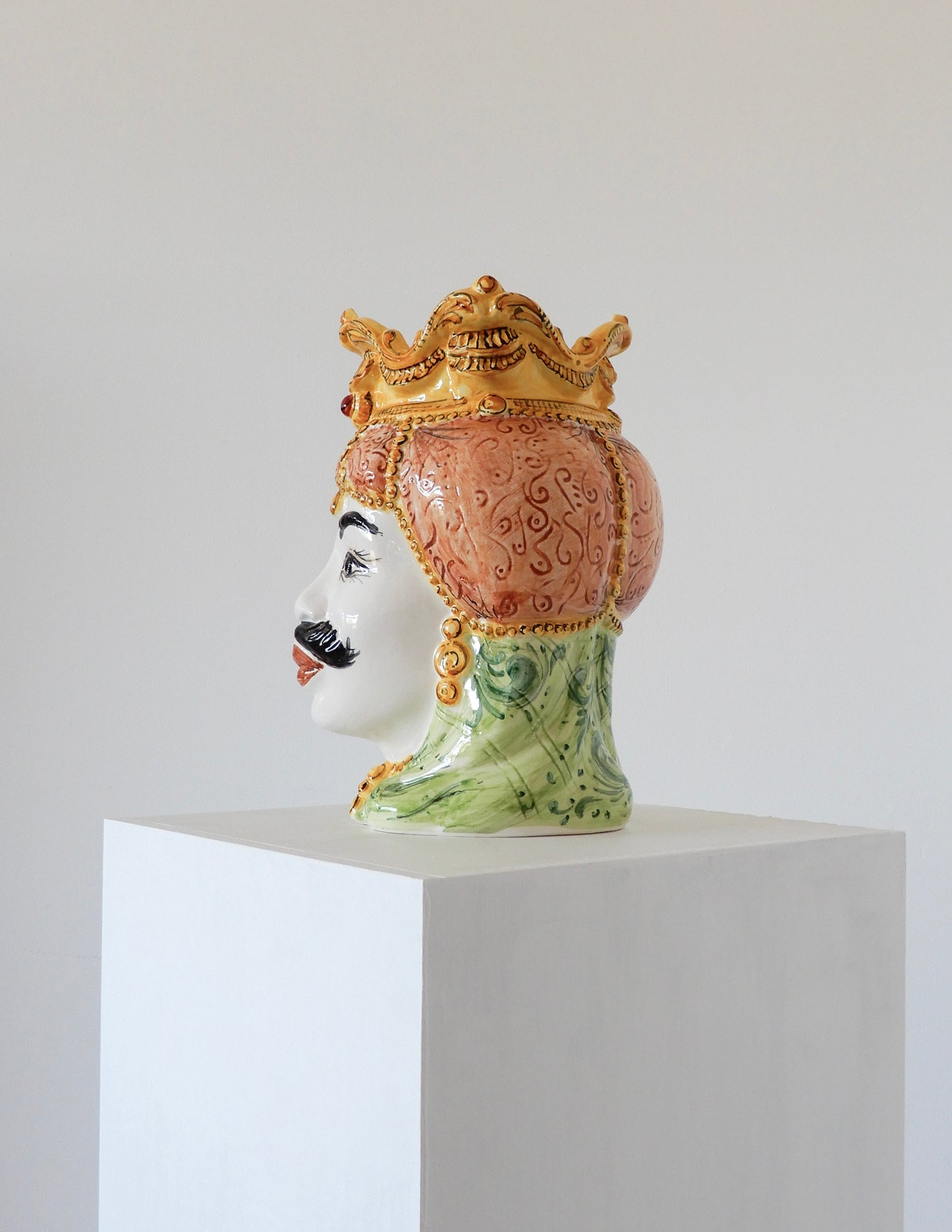 Testa Di Moro Decorata (Large)